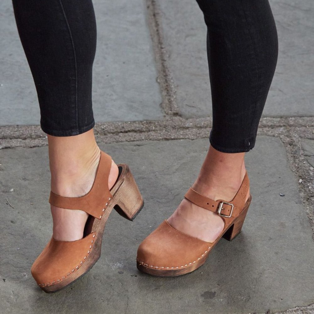 Lotta From Stockholm Highwood Brown Oiled Nubuck on Brown Base